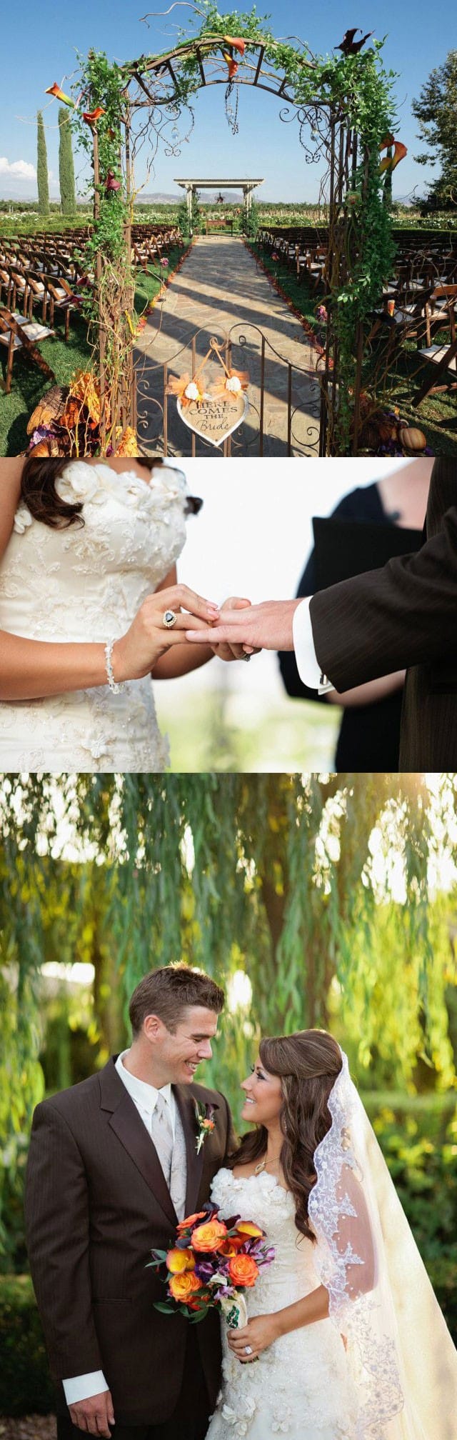 Real Bride, Amber, wearing the Rhianna Royale wedding dress by Maggie Sottero.