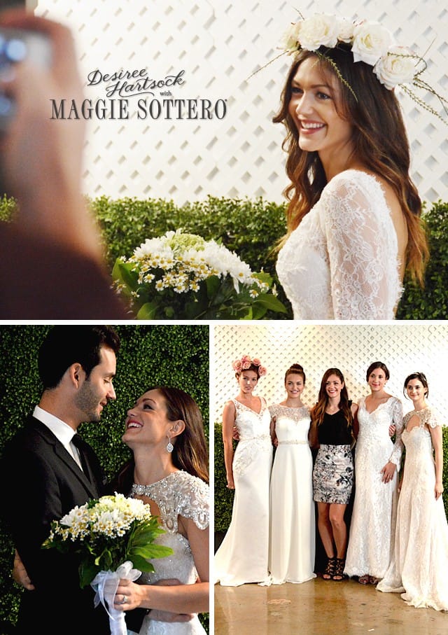 Desiree Hartsock with Maggie Sottero debuts in Hollywood!