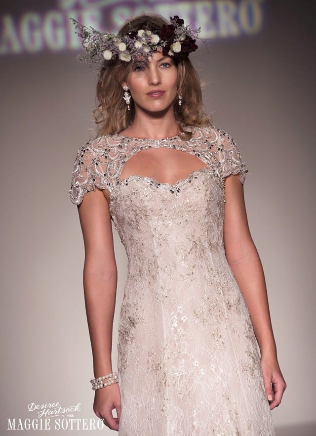 Desiree Hartsock with Maggie Sottero Spring 2015 wedding dresses. 