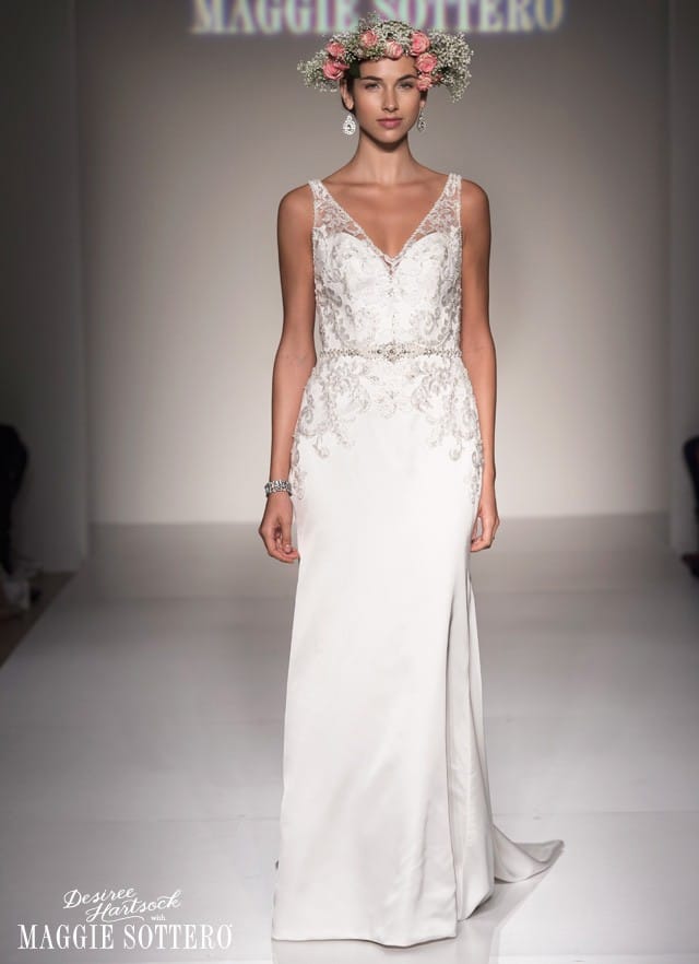 Desiree Hartsock with Maggie Sottero Spring 2015 wedding dresses. 