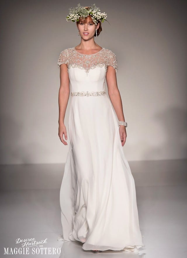 Desiree Hartsock with Maggie Sottero Spring 2015 wedding dresses. 