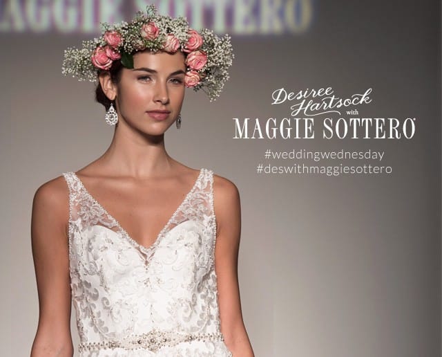 Desiree Hartsock with Maggie Sottero Spring 2015 collection.