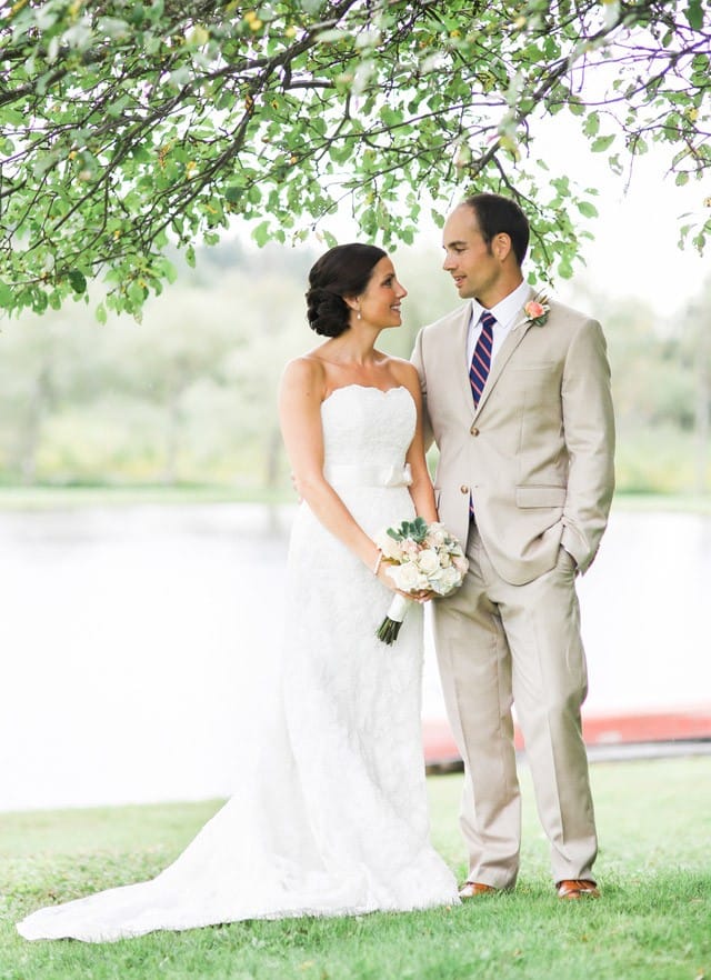 Maggie Bride, Ashley, wearing Karena Royale.