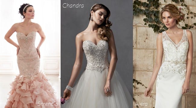 Spring 2015 wedding dresses by Maggie Sottero, Sottero and Midgley and Desiree Hartsock with Maggie Sottero