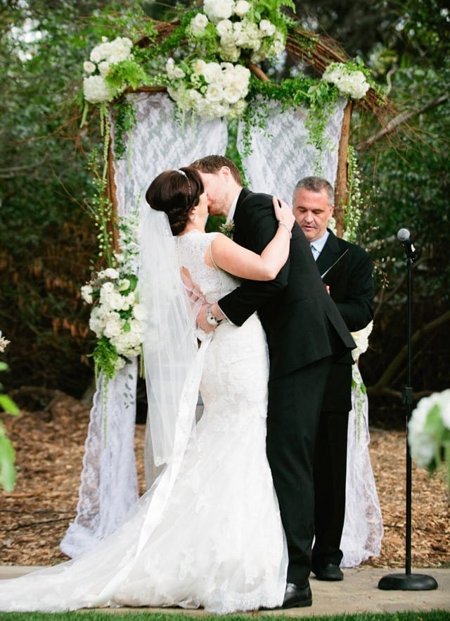 Maggie Bride, Jenny, wearing Bronwyn on her wedding day!