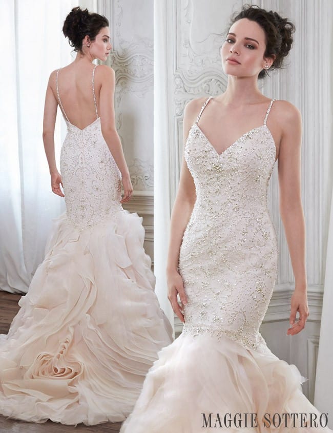 crystal mermaid wedding dress