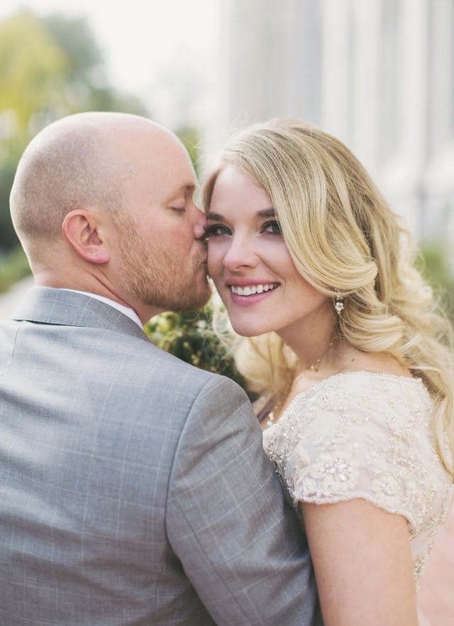 Maggie Sottero gold wedding dress