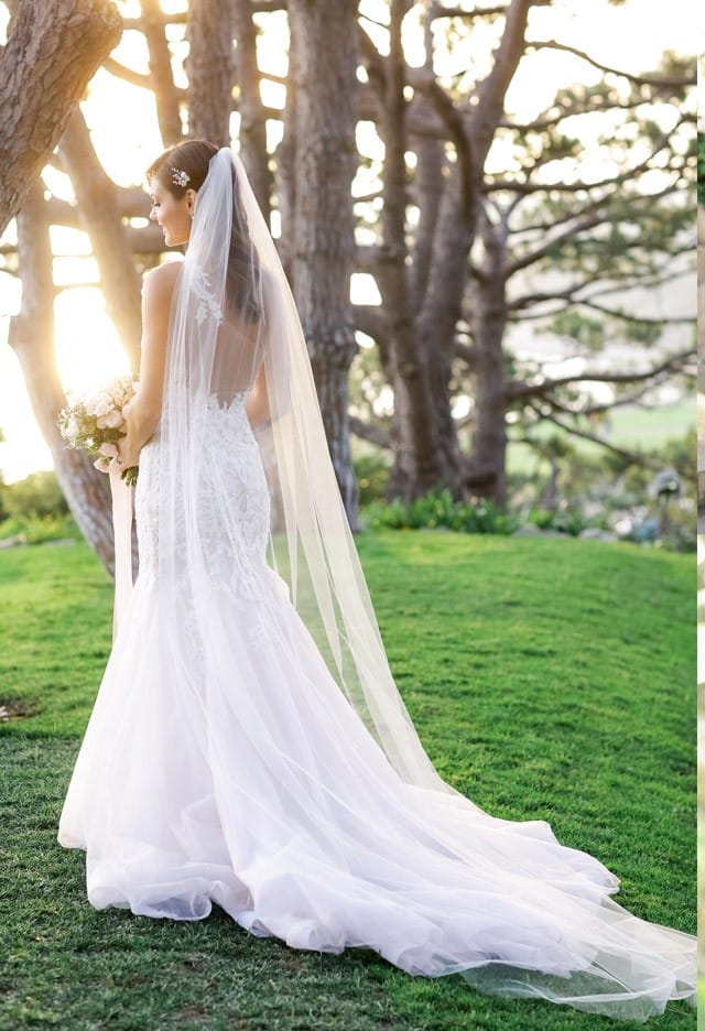 Maggie Bride, Desiree Hartsock, wearing lace wedding dress, Eve, by Maggie Sottero