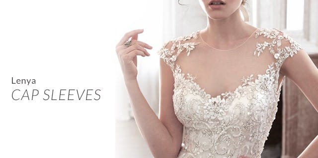 Wedding dress sleeves... Find your perfect length on Love, Maggie!
