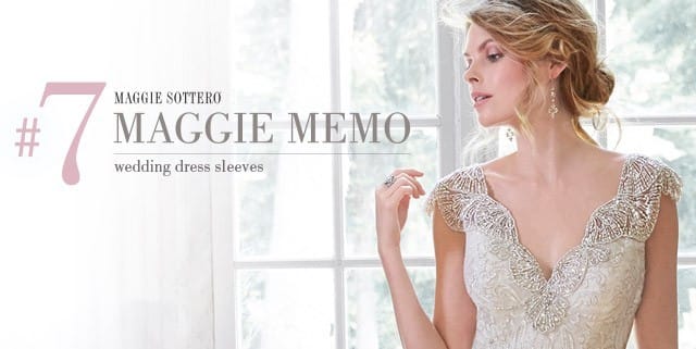 Wedding dress sleeves... Find your perfect length on Love, Maggie!