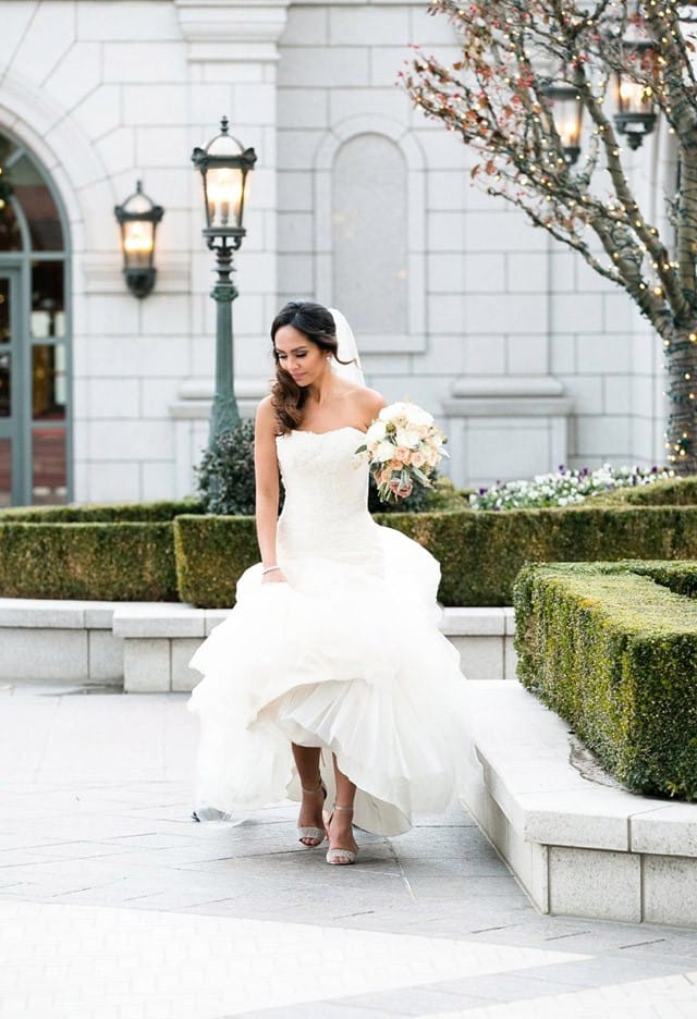 Gorgeous intimate military wedding.