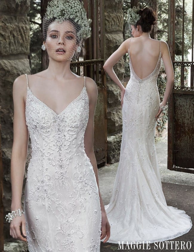 maggie sottero sheath wedding dress