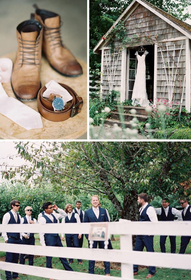 Alexa's whimsical rustic wedding.